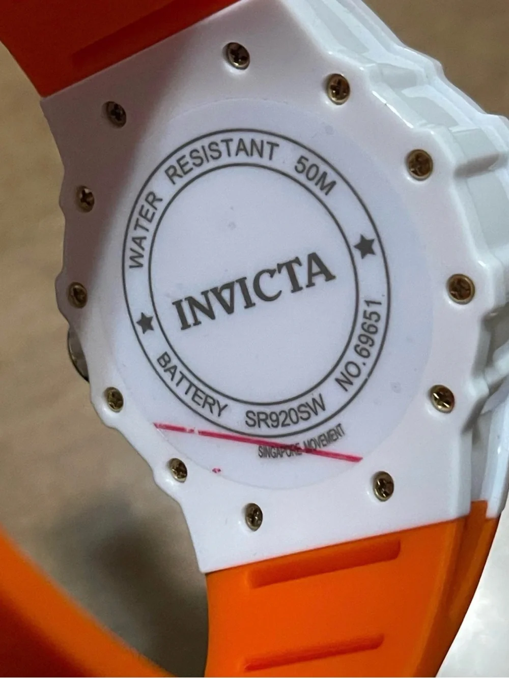 Invicta bold orange